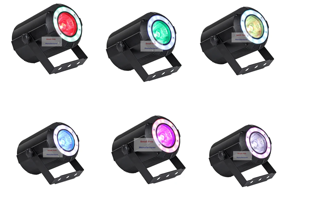 

8Pcs Mini Size LED Par 40W RGBW Quad Color Beam Wash Effect DMX Stage Par Lights American DJ Par With 12Pcs SMD 5050 Lamp Beads