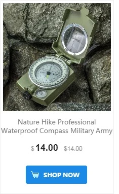 Naturehike золотой мини-Компас ручной тип военный серебристый компас геологический Компас для наружного кемпинга дикая выживания