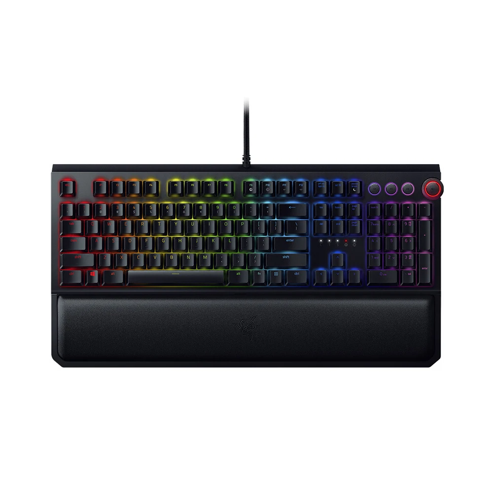 Механическая игровая клавиатура Razer blackтна 104 клавиш RGB подсветка эргономичная с