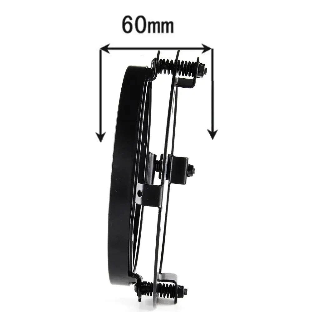Black 7 inch bracket 7-дюймовый светодиодный светильник на голову " кронштейн 4,5 дюймов светильник ближнего света противотуманный светильник с корпусом ковшовый кронштейн для мотоциклов для Har ley - Цвет: Black 7 inch bracket