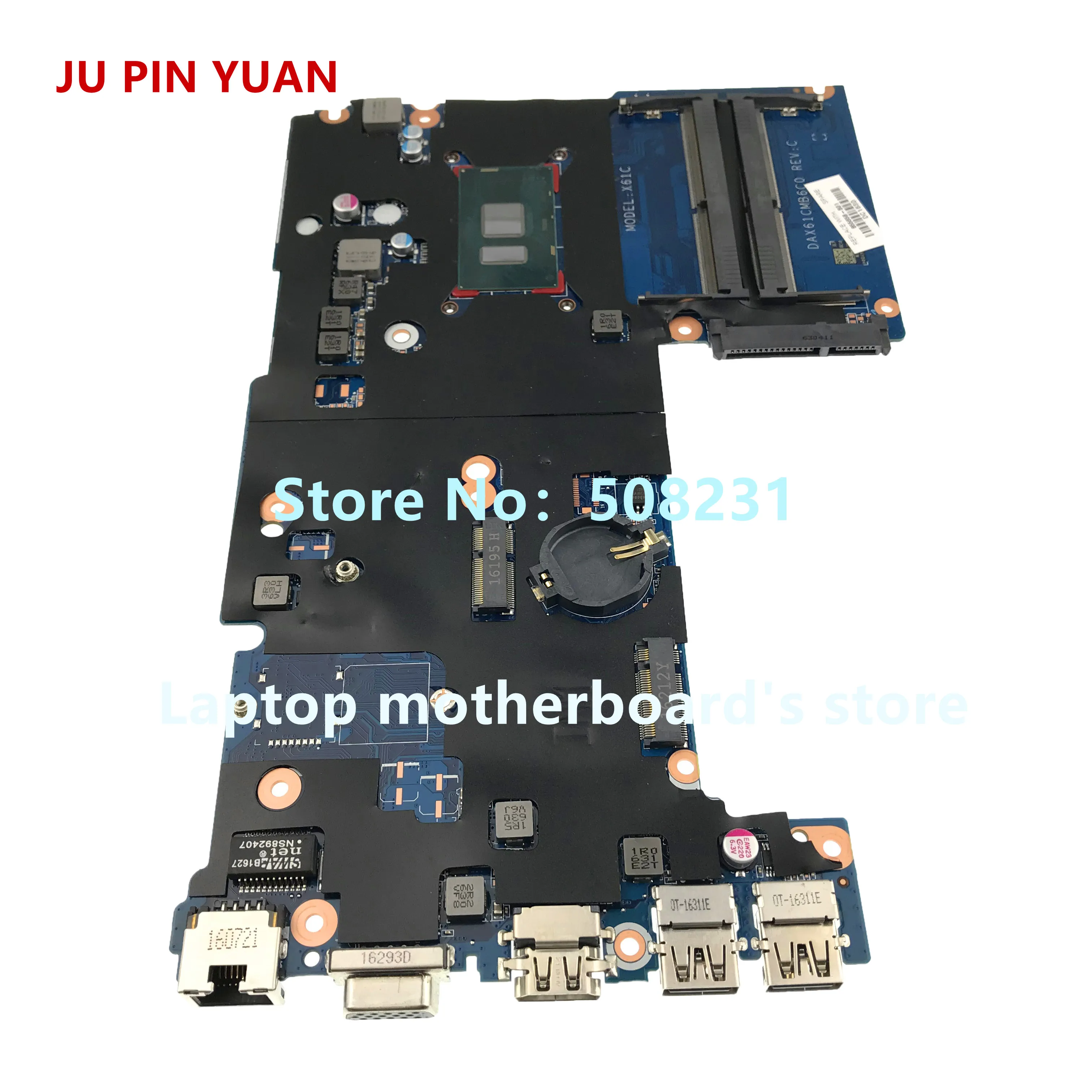 JU PIN Юань 601-903241 448.08J04.0011 для hp Pavilion x360 Кабриолет 13-u Материнская плата ноутбука PentN3710 полностью протестирована