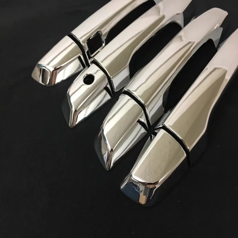 High Quality car styling cover sticks frame panel lamp trim ABS chrome door handle moulding 8pcs for Honda CRV CR-V 2017 2018 | Автомобили