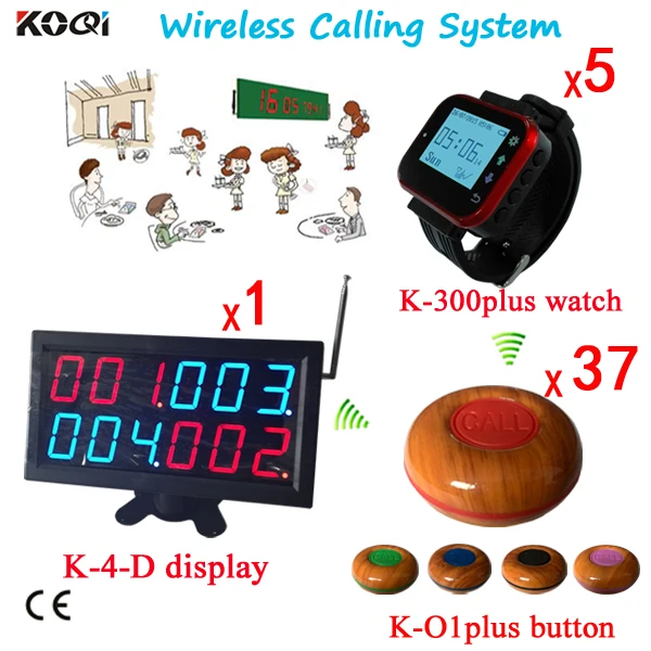 

Wireless Calling Receiver and Transmitter for Restaurant Cafe