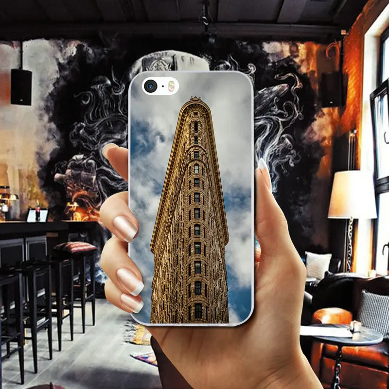 Building Architecture Soft TPU Mobile Phone Cases Cover for iPhone X XR XS Max 7 6 6s 8 Plus 4 4S 5 5S SE 5C Coque Funda Bags |