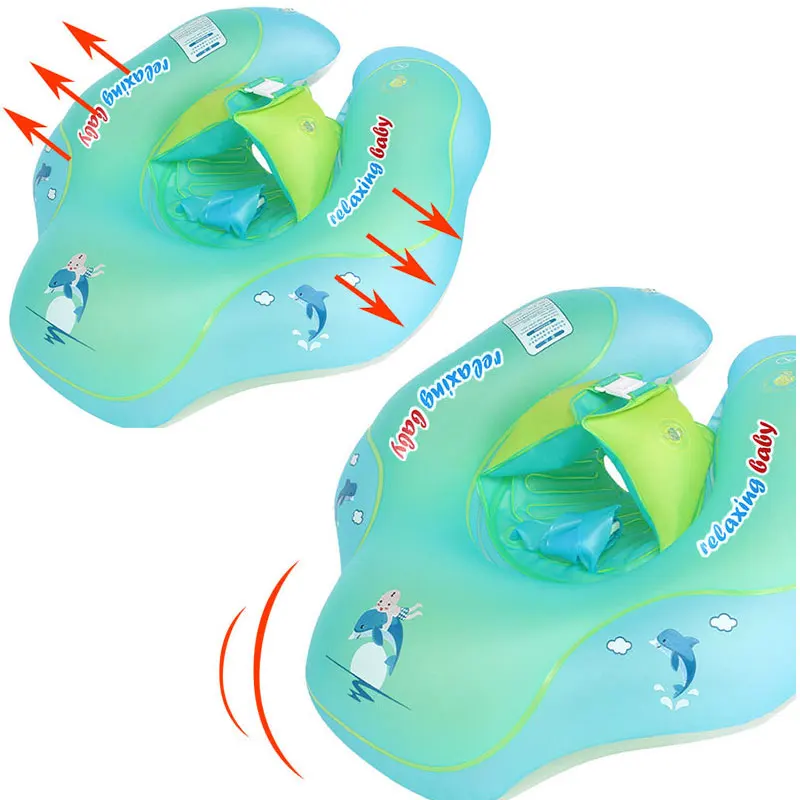 Детское надувное кольцо для новорожденных круг купания подмышка плавающие