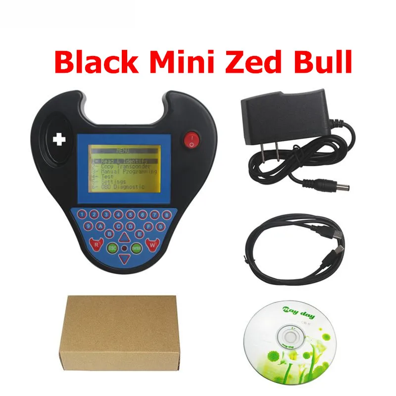 BLACK MINI ZED BULL CK100 автоматический ключевой программатор V99.99/46,02/мини-zed-bull OBD2 CK-100 автомобильные инструменты для диагностики считыватель кода неисправности - Цвет: BLACK MINI ZED BULL