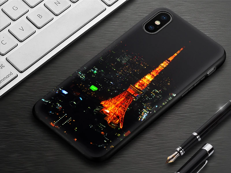 EiiMoo фото пользовательский чехол для телефона для iPhone XS Max XR X чехол силиконовый черный чехол iPhone 6 S 7 8 Plus 11 Pro Max Picture DIY