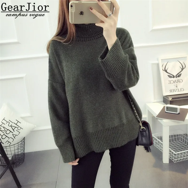 Новинка 2017 года Лидер продаж женские осенне-зимние свободные вязаные свитера