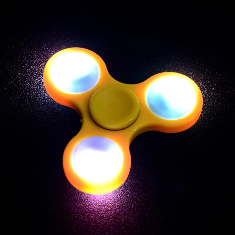 Ручной Спиннер фиджет-Спиннер красочные светодиодсветодиодный светильники
