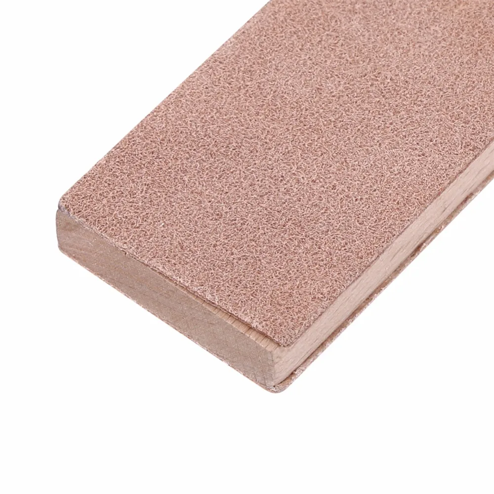 Ножи набор точилка деревянная ручка кожа точильный ремень Бритвы полировка и