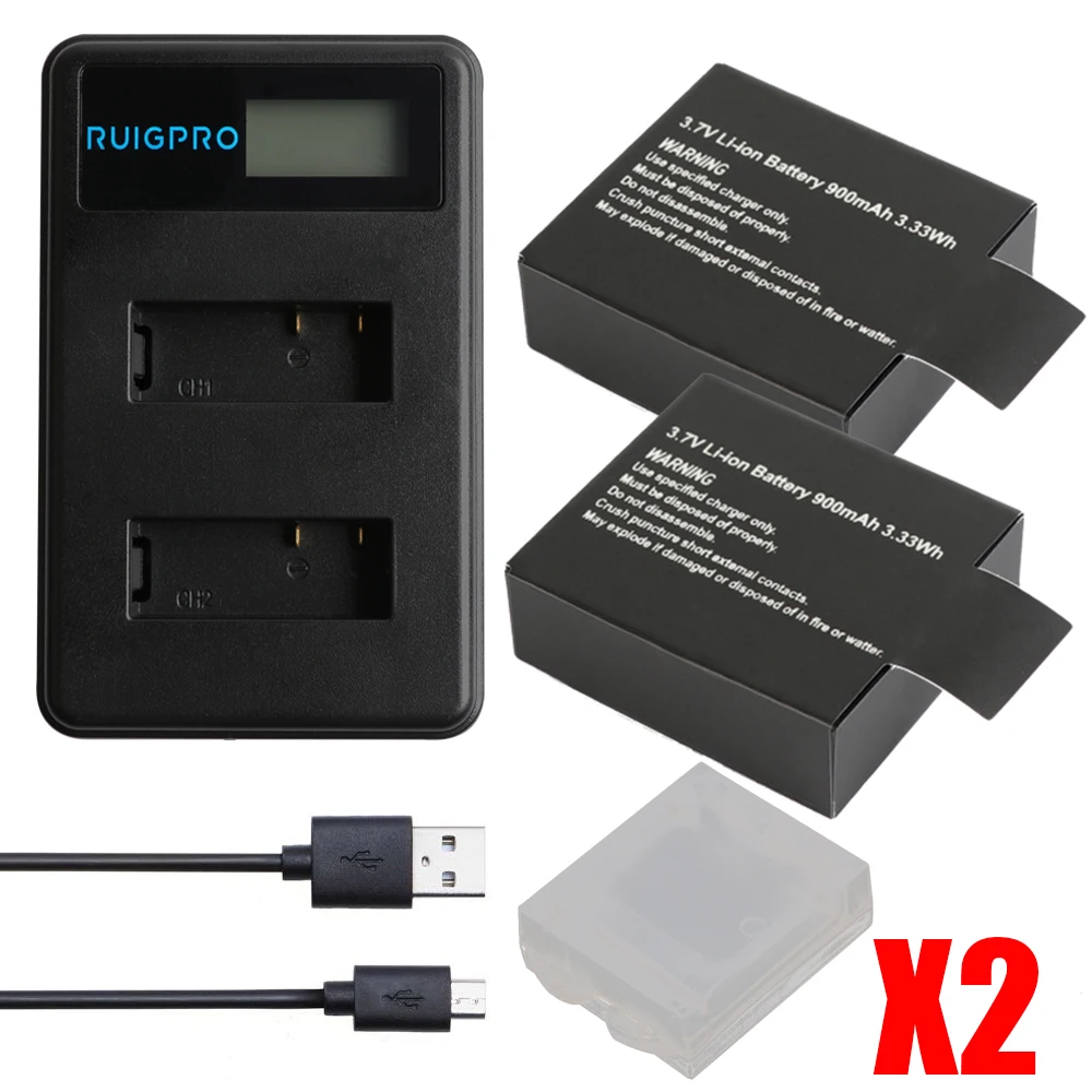 RP Спортивная экшн-камера батарея для EKEN H9 H9R H3R H8PRO H8R pro SJCAM SJ4000 SJ5000 Sport Mini DV Bateria+ двойное зарядное устройство
