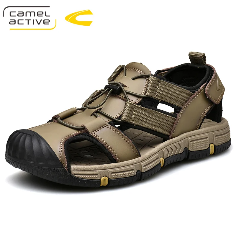 Camel Active/Новинка года; высококачественные летние мужские сандалии; удобные мужские сандалии-гладиаторы из спилка; модная повседневная обувь