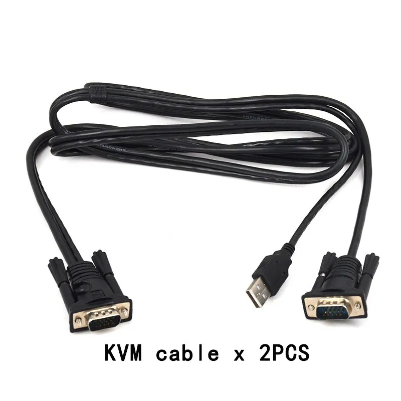 USB Kvm переключатель VGA сплиттер Schalter адаптер Drucker Verbinden Tastatur Maus 2 шт. Verwenden 1 монитор с