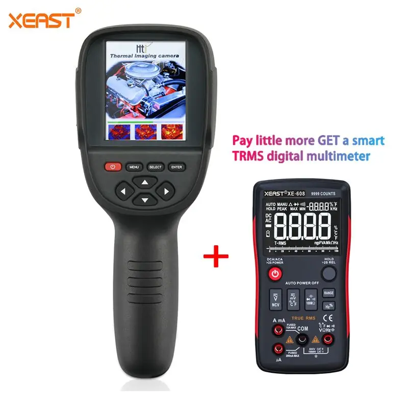 HT-18 XE-608 Free Lightning русский склад XE-165 горячая Распродажа видео сенсорная тепловизор камера HT-02 серия тепловизор - Цвет: HT-18 XE-608 Free