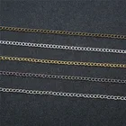 Металлическая цепочка для ожерелий, железо, цвет сереброзолотобронзародий, 5 млот, для самостоятельного изготовления ювелирных изделий, материалы для ручной работы