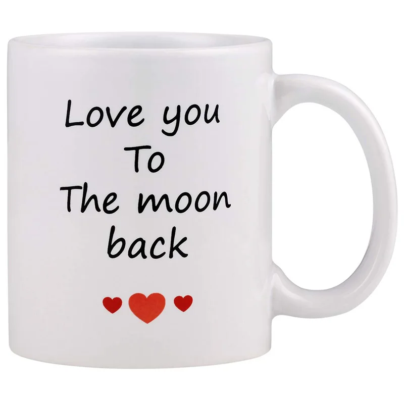 Забавная кофейная кружка Love You to The Moon чашка полная любви новинка подарок для