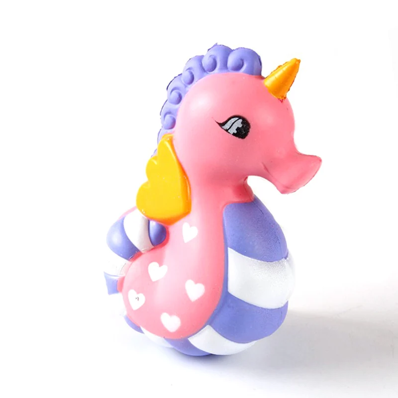 

1PCS Cute Seahorse Kawaii Animal Squishy Soft Bread Unicorn Scented Kids Gift Toy Collectibles