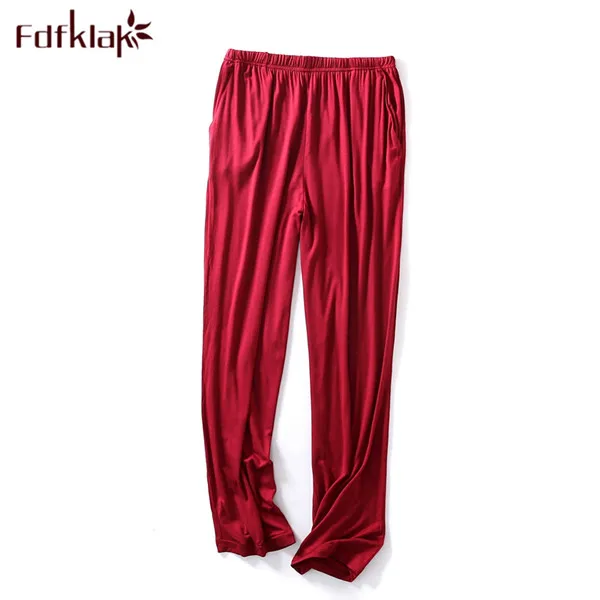 Fdfklak L XL XXL 3XL 4XL размера плюс Модальные весенние летние дамские пижамные штаны