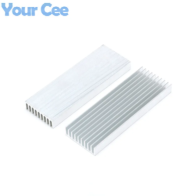 Радиатор охлаждения алюминиевый радиатор 100*35*10 мм светодиодный мощный IC