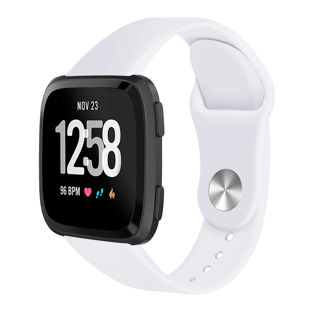 Цветной силиконовый ремешок для Fitbit Versa, ремешок для фитнес-трекера, Смарт-часы для Fitbit Versa, аксессуары для умных часов