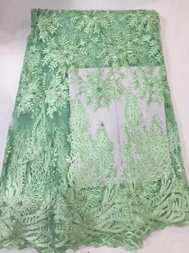 New Designs African French Lace Fabric SZH112-4 High Quality Nigeria Net 2019 With Stones for lady dress.5yds/pcs | Дом и сад