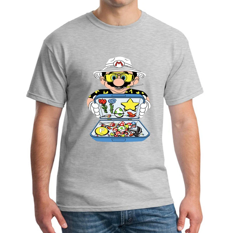 FEAR AND LOATHING IN LAS VEGAS Mario Футболка мужская футболка Топы футболки NN|Мужские футболки| |