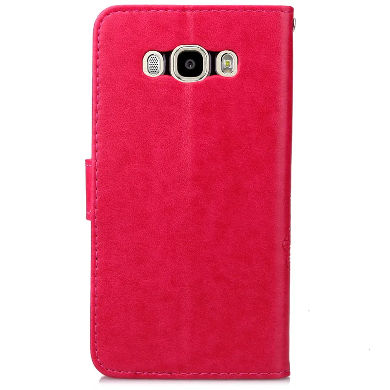 Роскошный кожаный чехол бумажник в ретро стиле флип для Samsung Galaxy J5 J510 J510F телефона
