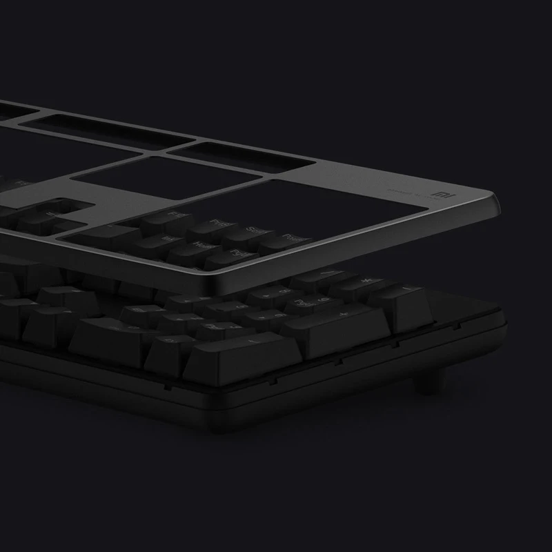 xiaomi mijia игровая клавиатура 104 клавиш rgb-пульт цветная клавиатура с подсветкой сплав Верхняя крышка 32-битный ARM высокоскоростной USB Проводная