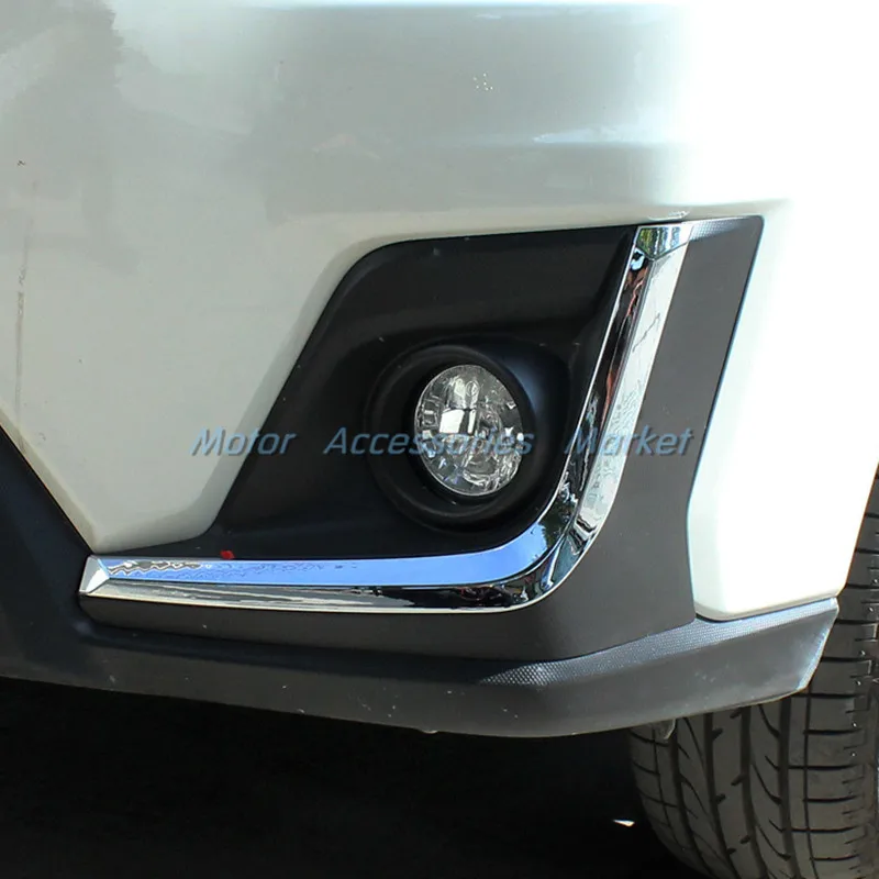 New Chrome Front Rear Fog Light Cover Eyelid Trim For Subaru XV Crosstrek 2018 2019 | Автомобили и мотоциклы