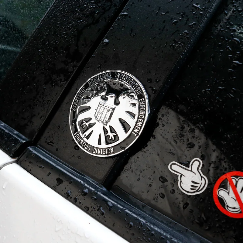 Noizzy агенты щит ястреб значок автомобиля авто наклейка эмблема крышка мотоцикла 3D