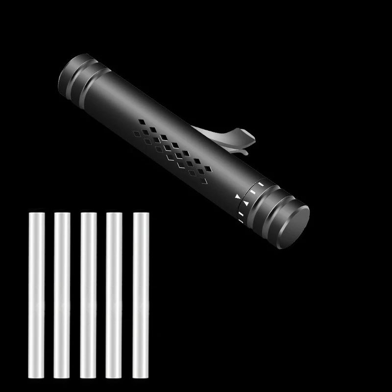 black-5stick IKSNAIL автомобильный твердый парфюм, Очищающий стойкий аромат, цветочный дезодорант, ароматизатор, автомобильный освежитель воздуха, палочка для ароматерапии, автомобильные аксессуары - Название цвета: black-5stick