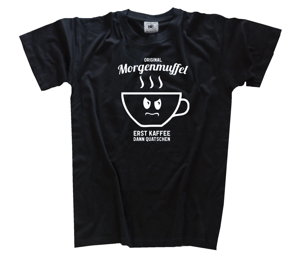 Morgenmuffel некогда caffe POI quatschen der fruhe Фогель maglietta divertente|Мужские футболки| |
