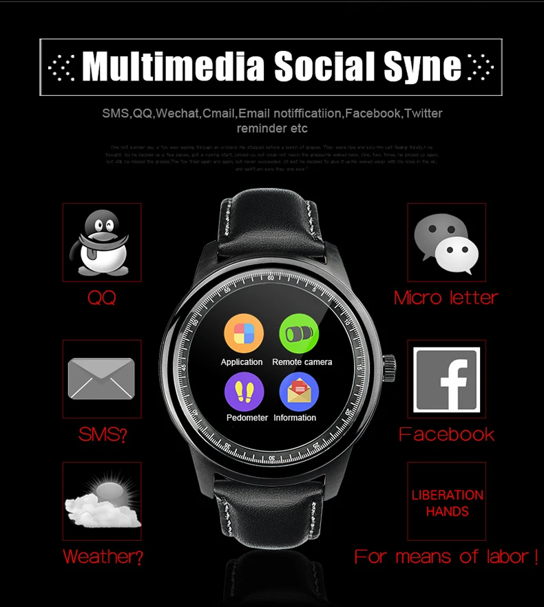 DM365 умные часы для мужчин и женщин Bluetooth 4,0 MTK2502 IP67 круглые умные часы для Android Iphone samsung gear s2 s3