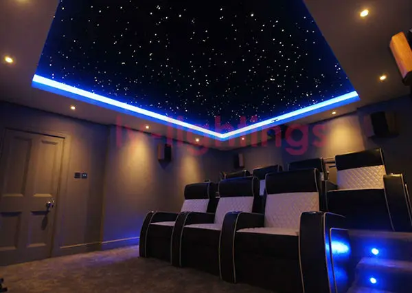 Обновленный RGB + WW оптоволоконный светильник комплект потолочный из оптического