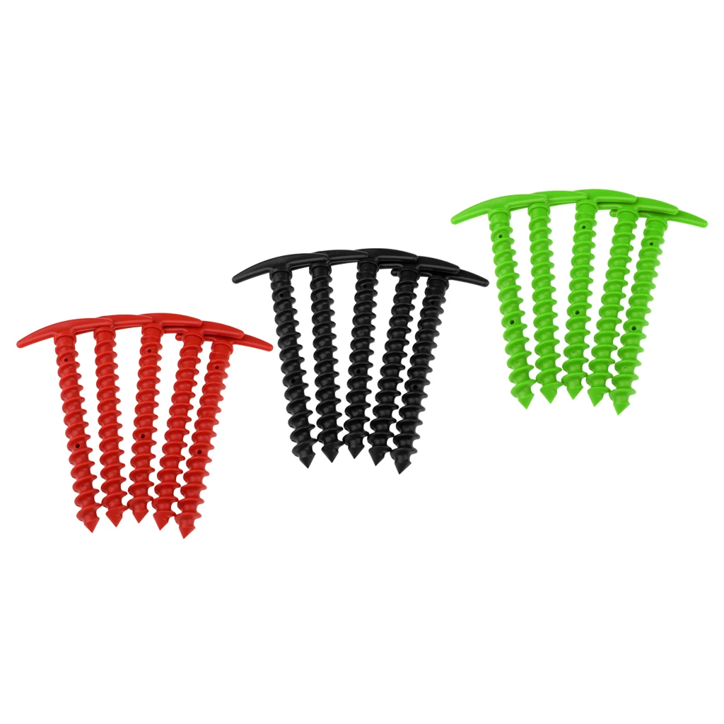 5 шт. пластиковые колышки маленькие брезентовые для палатки песка газона пляжных