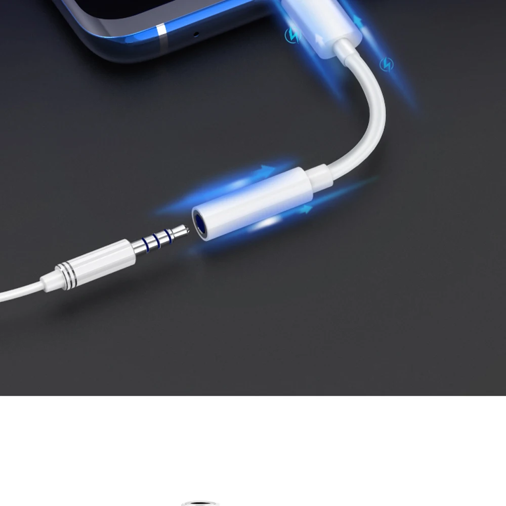 3,5 мм аудио адаптер для iPhone Тип C Наушники разъем для наушников конвертер USB-C тип-c музыка AUX кабель для samsung huawei xiaomi