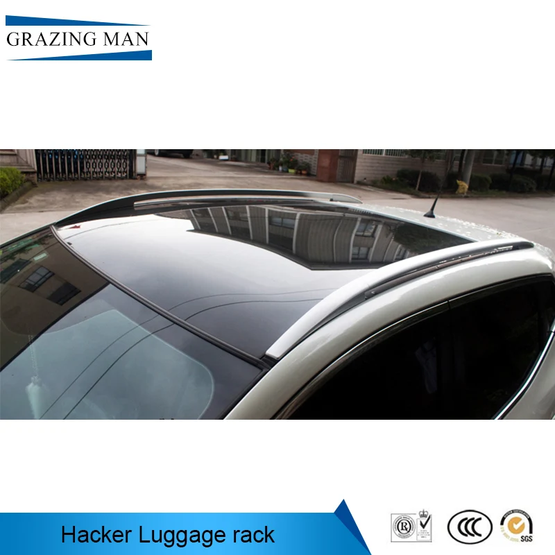Для Nissan Qashqai J11 2014 2015 2016 2017 2018 2019 серебро 2020! Багажник на крышу боковые рейки
