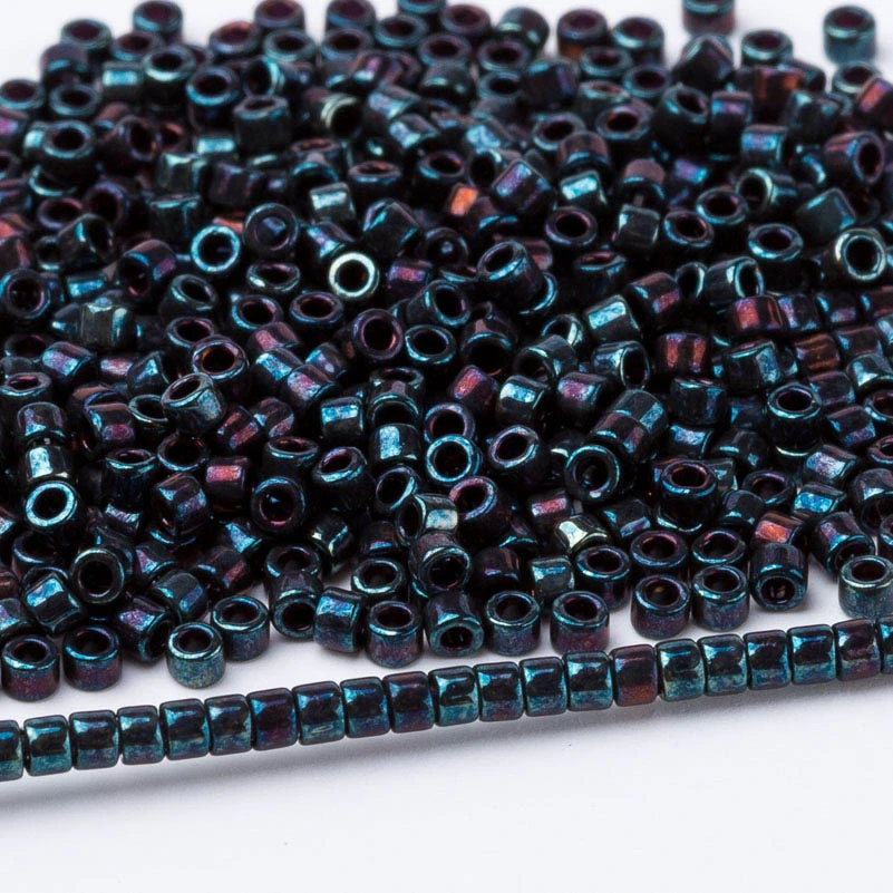 DB1003 Taidian Beadwork металлические бусины Miyuki Delica 11/0 для бисера браслет 1,6x1,3 мм японский бисер поставщик 10 г/лот около 2000 штук - Цвет: DB1003