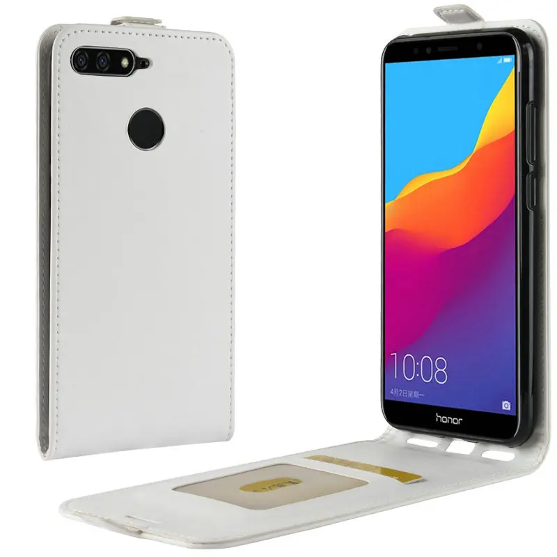 Кожаный чехол с откидной крышкой для Huawei Honor 7A 5 7 дюйма 45 Pro ретро-чехол бумажником