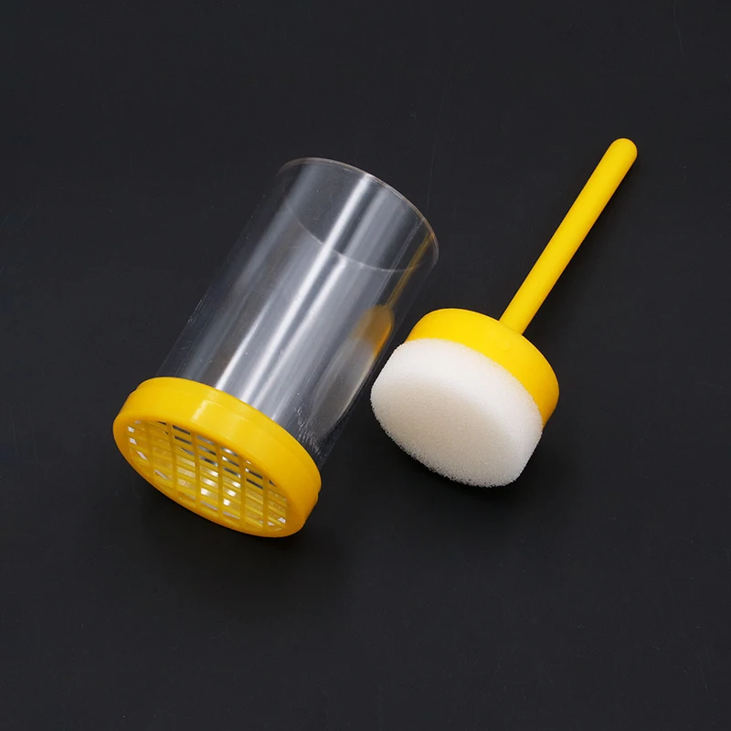 

DLKKLB Beekeeping Queen Bee Labeled Bottle Bee Tool New Fertility King Mark Plastic Bottle Beekeeping Tools Apiculture Equipment