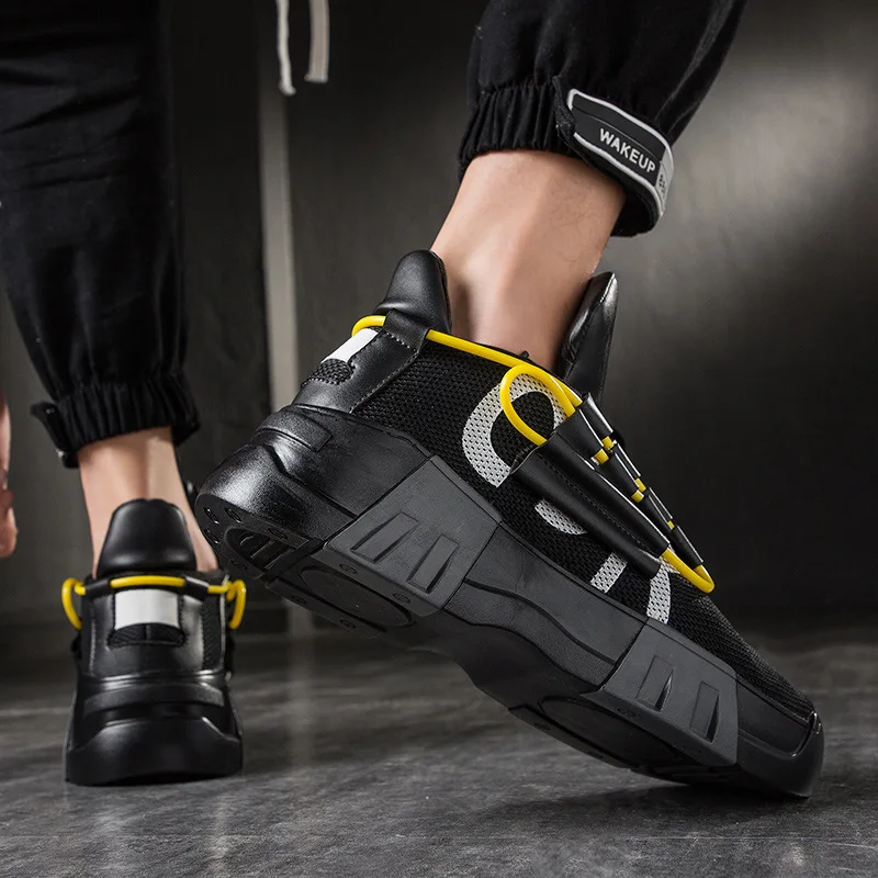 Кроссовки Kanye мужские высокие повседневная обувь в западном стиле массивные