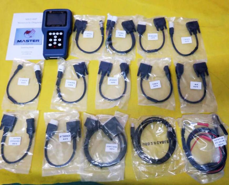 Последний ручной мотоциклетный сканер MST-100P 11 в 1 с поддержкой многих языков для SYM KYMCO YAMAHA PGO SUZUKI и Hartford AEON Honda.