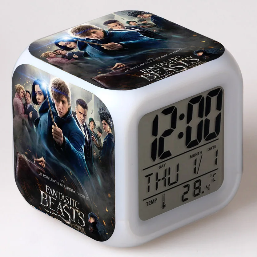 8 см красочная светодиодный электронная сигнализация замок Фантастические звери