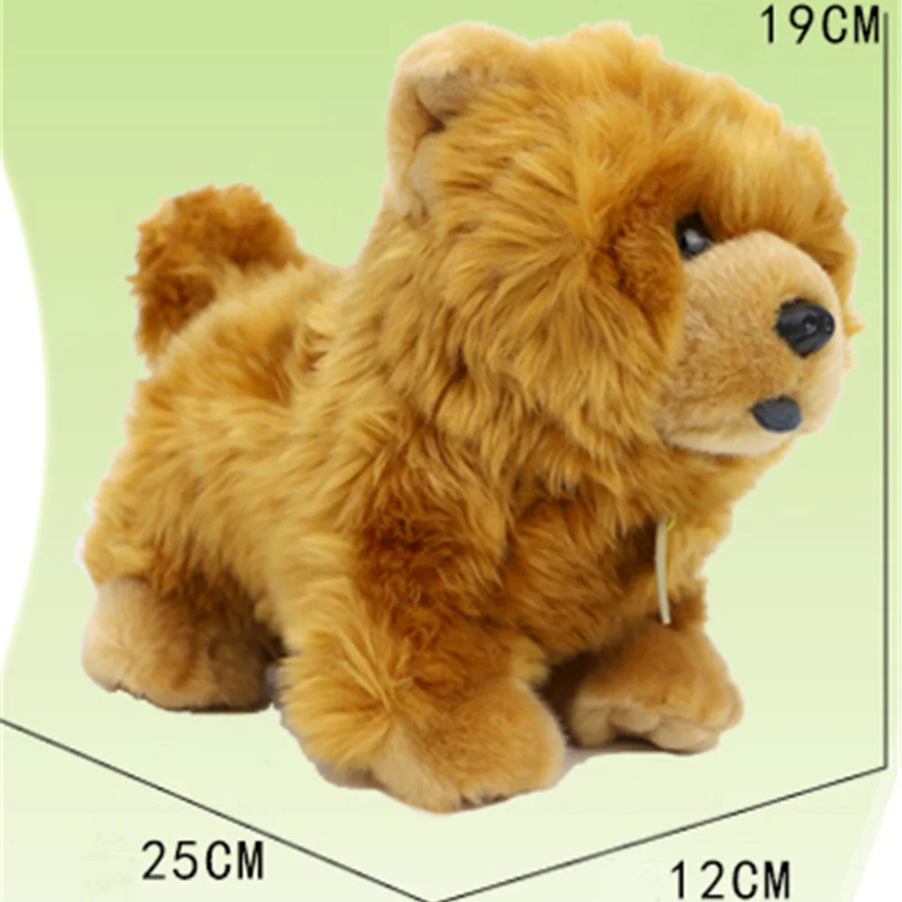 Fancytrader Emulational Chow Dog пластик и мех моделирование животных модель около 25x12 см