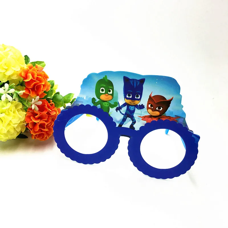 PJ 1 шт./лот Мстители Маска Пластиковые Очки Baby Shower Мстители маска партии детский день рождения украшения Мститель очковые оправы - Цвет: PJ