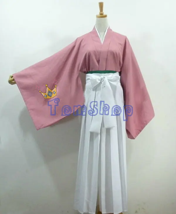 Аниме косплея Hakuouki Yukimura Chizuru кимоно, косплей, костюм, полный комплект одежды для девочек; Детский костюм на Хеллоуин Размеры размеры S, M, L, XL (art.: 760e28fb) - 760e28fb