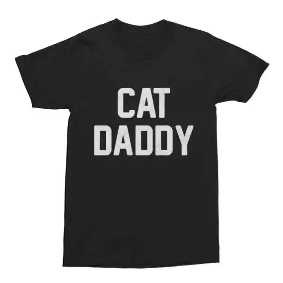 Мужская футболка в виде кошки из хлопка подарок для владельца питомца папы