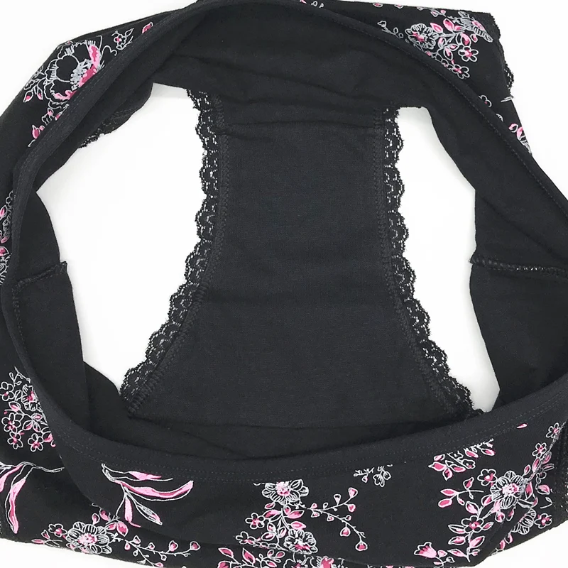 Женские хлопковые трусы с принтом дышащее нижнее белье сексуальные женские