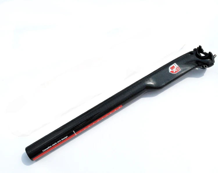 Black Knight Authentic Bicycle Saddle Seatposts - Carbon Mountain Road Bike Seat Tube - 27.2/30.8/31.6MM Carbon Aero Seatpost image 5