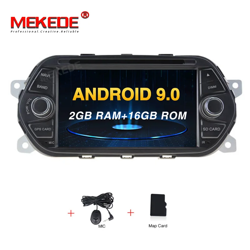 Android 9,0 автомобильный стерео gps для Fiat Tipo Egea Dodge Neon Радио DVD WiFi Аудио Видео навигация задняя камера - Цвет: 16G model